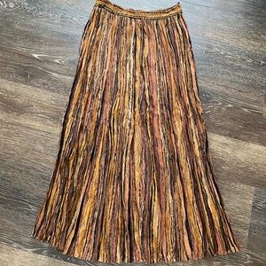 Striped Multicolor Maxi Skirt